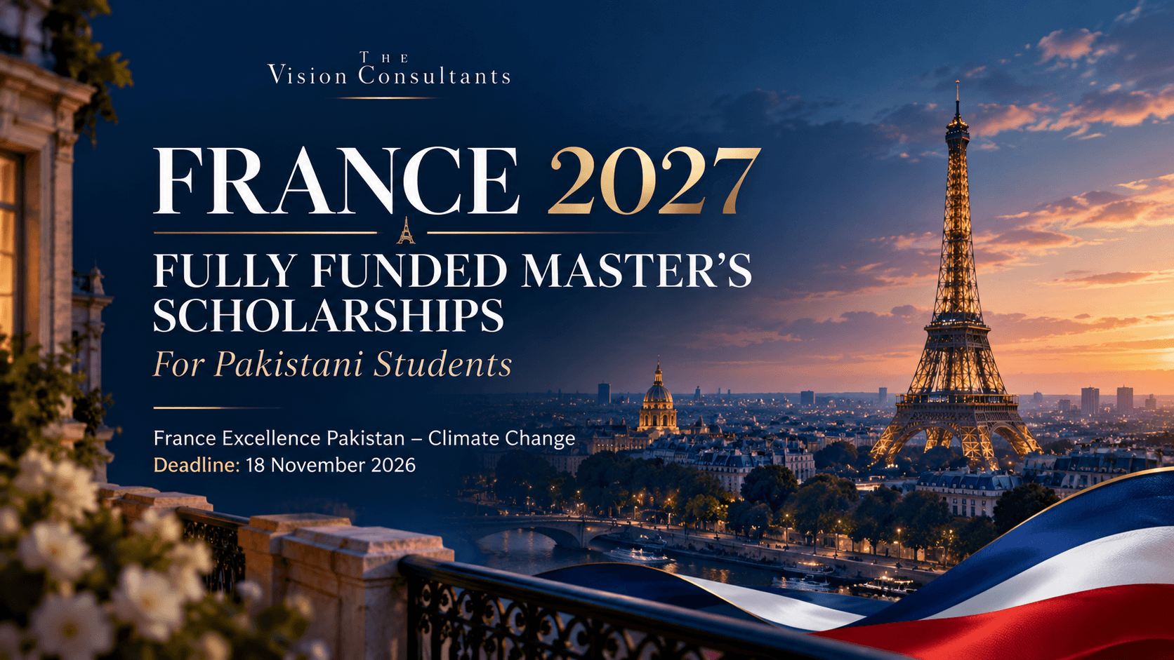 France Excellence Pakistan Scholarship 2027 — Fully Funded Master’s